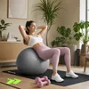 Gymnastikball 75cm mit Pumpe Pilates Ball Pilatesball Produktbild-Vorschau 5