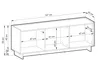 BETTSO TV-Lowboard SUNA Japandi TV-Unterschrank Produktbild-Vorschau 4