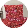 JACK Biber Bettwäsche 2 tlg. 135x200cm Blume Rot Pink Produktbild-Vorschau 4