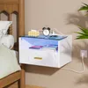 2x LED Hängender Nachttisch,Schwebender Nachtschrank mit Produktbild-Vorschau 2