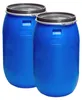 Lot de 2 fûts à col large de 220 litres avec couvercle Voir les images du produit 1