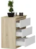 Komoda 70 cm 3 zásuvky skříňka FRAMIRE R-3 mix sonoma Náhled obrázku produktu 4
