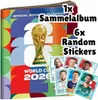 World Cup 2026 Sammelalbum Softcover mit 6 Stickern – Produktbild-Vorschau 1