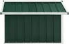 A green and white lawnmower garage. Náhľad obrázku produktu