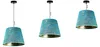 Suspension, lustre, abat-jour, motif doré Voir les images du produit 5