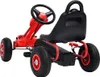 vidaXL Pedálová motokára s pneumatikami červená Náhľad obrázku produktu 3