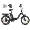 A black electric bicycle with accessories is displayed against a white background. Anteprima dell’immagine prodotto