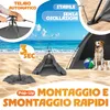 Tenda da spiaggia pieghevole ELONEO con protezione UV 80+, Anteprima dell’immagine prodotto 6