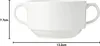 Zuppiera Wilmax, capacità 350 ml, bianca, in porcellana Anteprima dell’immagine prodotto 3