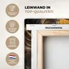 MuchoWow® - Leinwandbilder - Frau - Porträt - Blumen - Produktbild-Vorschau 3