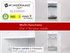 WONDERMAKE Armoire à litière pour chat grande et haute en Voir les images du produit 3