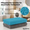Komfortec 2er Saunatuch Set 80x200 cm aus 100% Baumwolle, Produktbild-Vorschau 3
