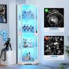 BROTTAR Eckvitrine aus Glas, dreifarbige LED-Beleuchtung Produktbild-Vorschau 6