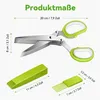 Kräuterschere 5-Klingen, Küchen-Gemüseschere mit Produktbild-Vorschau 7