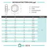 AG-BOX Sechskantmuttern M8 niedr. Form DIN 439 Edelstahl Produktbild-Vorschau 2