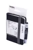 A black notebook and pen set in its packaging, presented against a white background. Produktbild-Vorschau