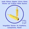 O04 Audio Klinkenadapter 3,5 mm auf 6,35 mm – Kopfhörer & Produktbild-Vorschau 2