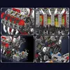 Mould King 10130 Technic Sportwagen Klemmbausteine F488 Rot Produktbild-Vorschau 5