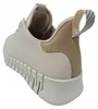 Ecco Gruvv W Sneaker Lea sportlicher Schnürer Beige Produktbild-Vorschau 2