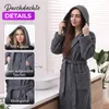 AR Line Kapuzen Bademantel 100% Baumwolle 450 g/m² – Uni Produktbild-Vorschau 6