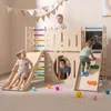 COSTWAY Kinderspeeltoestel met glijbaan en klimrek, 8-in-1 Productafbeelding-voorbeeld 2