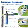 VEVOR 4 pollici 370W pompa per pozzi profondi Pompa per Anteprima dell’immagine prodotto 11