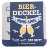 Bierdeckel / Memospiel, quadratisch, "Norden", Spruch, Produktbild-Vorschau 1