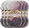 Alize 5x 100 g Angora Gold Batik Lana con sfumature di Anteprima dell’immagine prodotto 1
