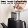DEKAZIA® Teekanne mit Stövchen Porzellan | Teekanne mit Produktbild-Vorschau 4