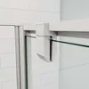 AICA U-form Duschkabine 100x185cm Pendeltür Schwingtür mit Produktbild-Vorschau 4