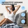 Björn&Schiller Rückenkissen grau 120 cm - Lesekissen für Produktbild-Vorschau 3