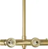 BELIANI Wand Duschset Gold Messing mit Armatur Regendusche Produktbild-Vorschau 8