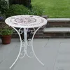 Garden Pleasure Gartentisch Bayo weiß rund 60,0 x 60,0 x Produktbild-Vorschau 7