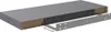 A gray shelf with a black mounting bracket being attached. Anteprima dell’immagine prodotto
