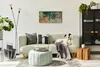 Wandbild Leinwand Bilder mit Uhr Geräuschlos 60x30 Produktbild-Vorschau 4
