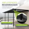 Juskys Terrassenüberdachung Borneo 6x3 m – Aluminium Produktbild-Vorschau 7