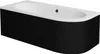 Eckbadewanne Badewanne Avita BLACK&WHITE LINKS 170X75 mit Produktbild-Vorschau 2
