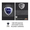 Lancia 3D Nálepka Náhradní logo Oficiální Crest, zadní Náhled obrázku produktu 7