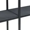en.casa® Wandregal Jelsa, Schwarz, Eisen, 160 x 18 x 110 Produktbild-Vorschau 7