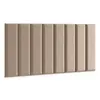 A beige upholstered headboard panel with vertical stitching, shown against a white background. Podgląd zdjęcia produktu