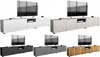 RTV-Sideboard 250 cm Eiche Wotan Schwarz Matt stehend oder Produktbild-Vorschau 5
