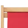 Sedia da spiaggia pieghevole in tessuto e legno rosso Anteprima dell’immagine prodotto 7
