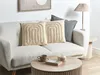 BELIANI Set aus 2 dekorativen Tufted-Kissen aus Baumwolle Produktbild-Vorschau 2