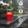 6er Grablichter LED Batteriebetrieben Set Grabkerzen für Produktbild-Vorschau 6