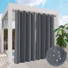 Clanmacy 1 Stück Outdoor Vorhang Gardinen 132 x 274cm Produktbild-Vorschau 10