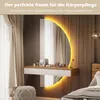 TWSOUL Toaletný stolík Nástenný toaletný stolík s LED Náhľad obrázku produktu 3