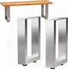DanDiBo 2x telaio per panca in acciaio inox 43 x 30 cm Anteprima dell’immagine prodotto 1