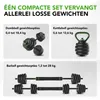 Tunturi Halterset en Dumbbells Vinyl 28 kg – Gewichten Set Productafbeelding-voorbeeld 5