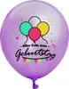 Oblique Unique Luftballon Set Alles Gute zum Geburtstag für Produktbild-Vorschau 3