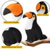 Mascotte en peluche Huggable Bird Toucan Noir Et Blanc 30Cm Voir les images du produit 3